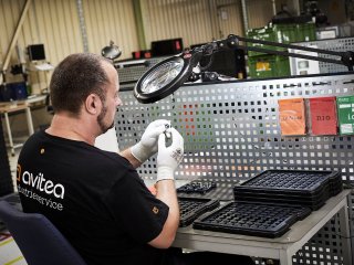 Qualitätskontrolle avitea Industrieservice