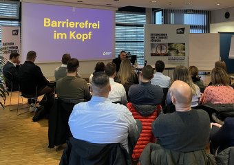 Vortragsbeginn Barrierefrei im Kopf
