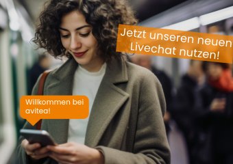 Nutzen Sie jetzt unseren neuen Livechat auf unserer Homepage