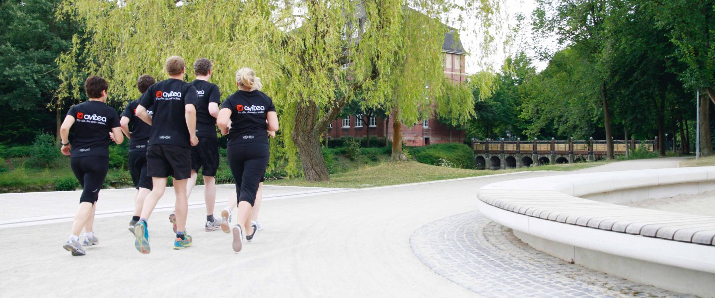 Mitarbeiter Laufgruppe der avitea Mitarbeiter Laufgruppe der avitea