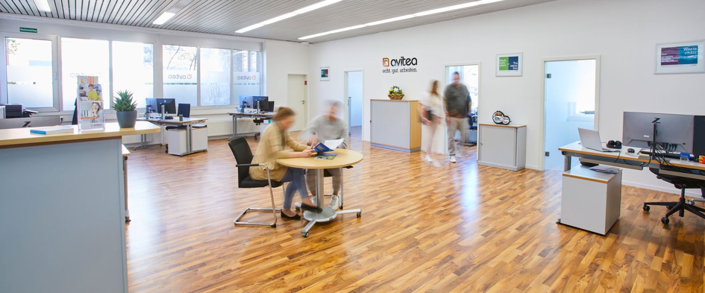 avitea-Niederlassung in Hamm Innenansicht der avitea-Niederlassung in Hamm