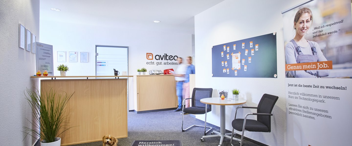 avitea Flur in Paderborn mit Hund